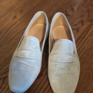 J.Crew Georgie Suede Penny Loafers in Rustic Mint, Size 8.5